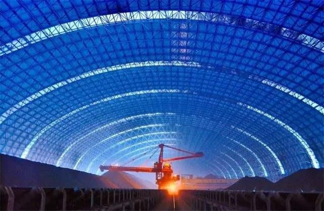 彭州亿优钢构工程师为您解析原料场封闭技术的特点和类型