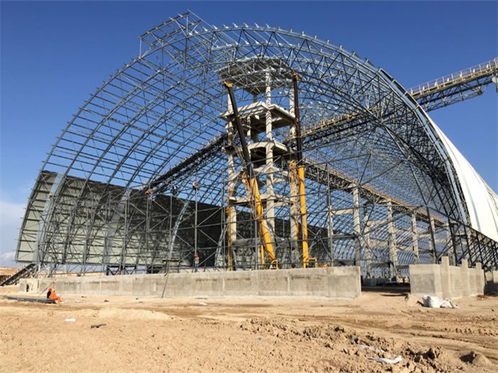 彭州煤机油桶翘工程网架